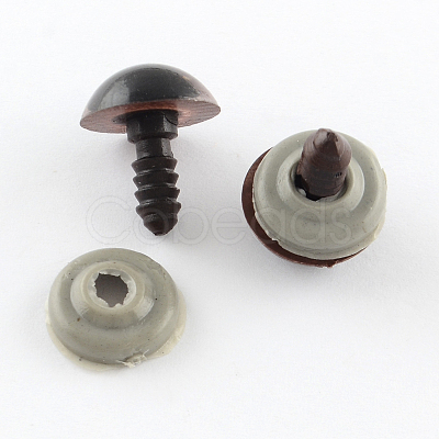 Craft Plastic Doll Eyes Stuffed Toy Eyes X-DIY-R039-16mm-1