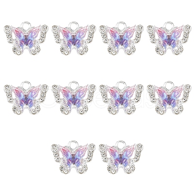 10Pcs Alloy Pendants FIND-YW0009-29B-1