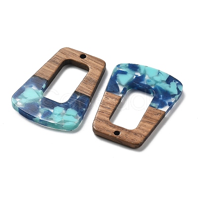 Resin and Walnut Pendants FIND-R051-02B-1