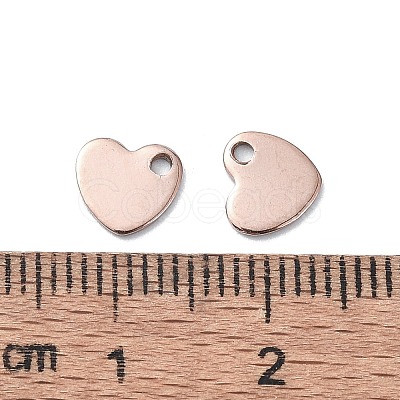201 Stainless Steel Charms STAS-H191-01B-RG-1