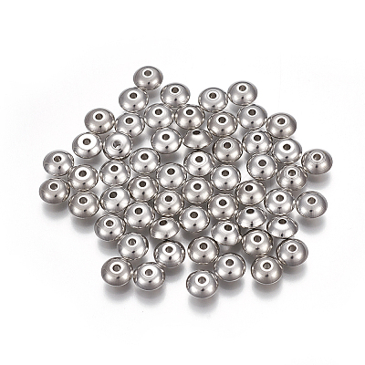 Tarnish Resistant 304 Stainless Steel Spacer Beads STAS-E132-04P-1