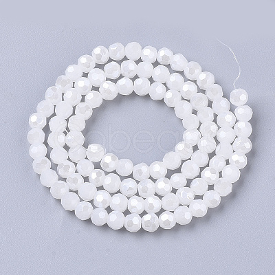Electroplate Glass Beads Strands LS-EGLA-R018-4mm-7-1