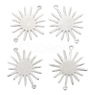 Brass Solar Eclipse Links Connectors KK-I681-15P-1