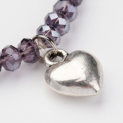 Glass Beads Stretch Bracelets X-BJEW-JB02450-1