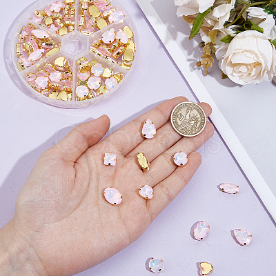 106pcs 6 Style Sew On Rhinestone FIND-OC0004-09C-1