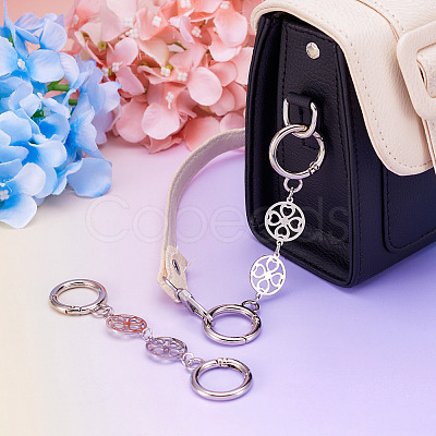 2Pcs 304 Stainless Steel Bag Extension Chains AJEW-TAC00013-1