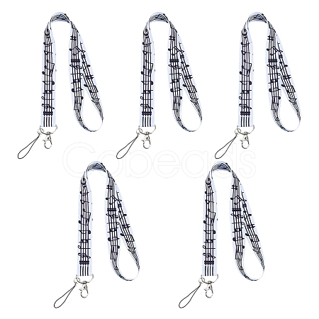 5Pcs Polyester Mobile Straps HJEW-HS0001-08-1