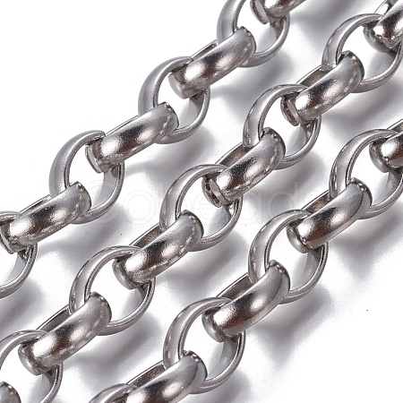 Tarnish Resistant 304 Stainless Steel Rolo Chains CHS-P007-02P-1