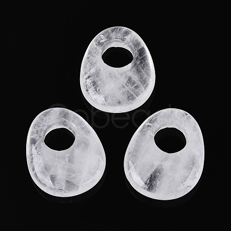 Natural Quartz Crystal Pendants X-G-T144-09A-1
