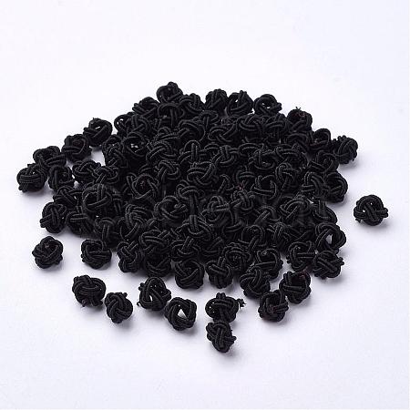 Polyester Weave Beads WOVE-N002-05-1
