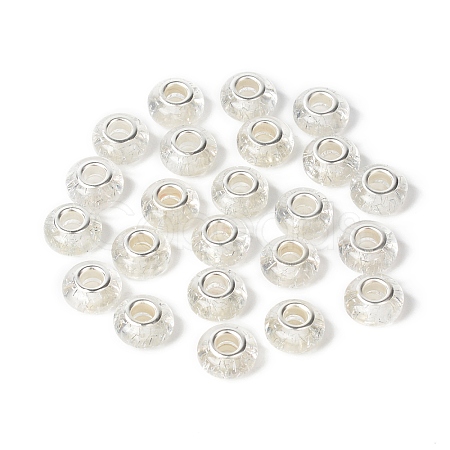 Rondelle Resin European Beads RPDL-A001-01-11-1