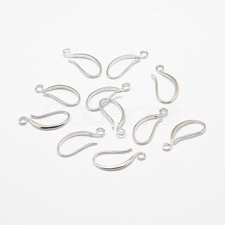 Brass Earring Hooks KK-F714-06P-1