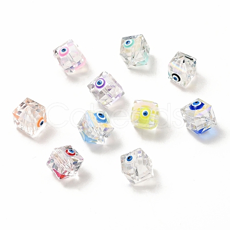 Transparent Glass Beads GLAA-F121-15-1