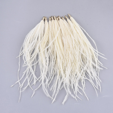 Ostrich Feather Tassel Big Pendant Decorations X-FIND-S302-08F-1