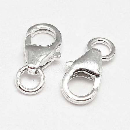 925 Sterling Silver Lobster Claw Clasps STER-F014-09D-1