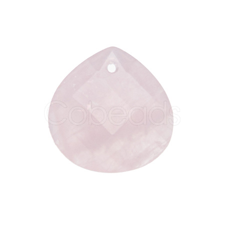 Natural Rose Quartz Pendants PW-WGA3F55-05-1