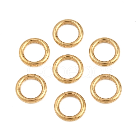 Ion Plating(IP) 304 Stainless Steel Closed Jump Rings STAS-G393-06G-06-1