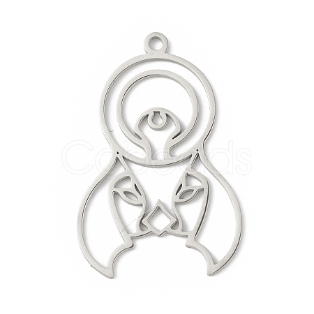 Non-Tarnish 201 Stainless Steel Pendants LS-STAS-K250-03P-1