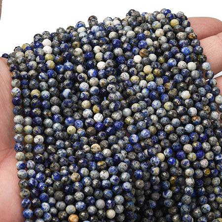 Natural Lapis Lazuli Beads Strands LS-G-RM2025-A41-4mm-B-1