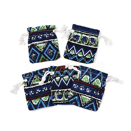 Ethnic Style Burlap Packing Pouches ABAG-N009-06A-02-1