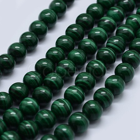 Natural Malachite Beads Strands G-F571-27AA2-4mm-1