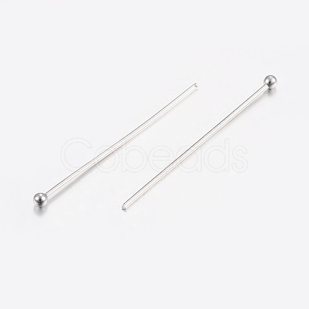Tarnish Resistant 304 Stainless Steel Ball Head Pins STAS-K172-30P-07-1