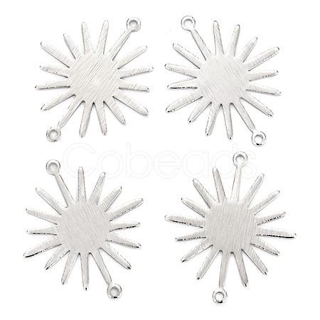 Brass Solar Eclipse Links Connectors KK-I681-15P-1