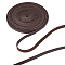 Gorgecraft Flat Leather Jewelry Cord, Jewelry DIY Making Material, Coconut Brown, 8x2mm, about 5.47 Yards(4.8~5m)/Roll