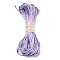 Polyester Embroidery Floss, Cross Stitch Threads, Plum, 3mm, 20m/bundle