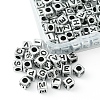 Plated Acrylic Beads MACR-YW0002-26-2