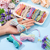 8 Bags 8 Colors 3-Ply Round Cotton Twisted Cord OCOR-TA0003-82B-5