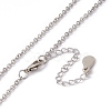 Sublimation Blank Aluminum Pendant Necklace LS-NJEW-E020-01P-01-6