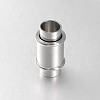 Tarnish Resistant Column 304 Stainless Steel Magnetic Clasps with Glue-in Ends STAS-N057-24-2