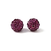 Polymer Clay Rhinestone Beads RB-H284-8MM-502-3