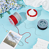 3 Rolls 3 Colors Nylon Milan Cord NWIR-WR0001-03-4