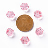 Transparent Acrylic Beads TACR-S154-15B-26-3