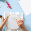 18CT Cotton Cross-stitch Fabric DIY-WH0021-13C-5