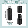 12Pcs Stainless Steel Screw Clasps STAS-BC0004-25A-2