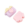 Opaque Resin Cabochons CRES-M037-05C-3