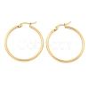 Ion Plating(IP) 304 Stainless Steel Hoop Earrings EJEW-N0016-11G-E-2