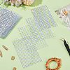 16 Sheets 4 Styles ABS Imitation Pearl Stickers Paper Sheets for Craft DIY-CP0013-56-4