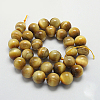 Natural Gold Tiger Eye Beads Strands X-G-G212-4mm-18-2