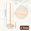 Wood Scrunchie Holders ODIS-WH0001-88A-2