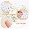 80 Sheets 4 Patterns PVC Waterproof Self-Adhesive Sticker Sets STIC-OC0001-10E-4