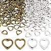 200Pcs 2 Colors Alloy Bead Frames FIND-GA0003-70-1