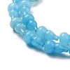 Natural White Jade Beads Strands G-C039-B04-4