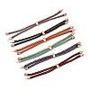 Adjustable Nylon Cord Slider Bracelet Making MAK-F026-A-RG-2