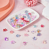 60Pcs 15 Styles Transparent Glass Pendants FIND-TA0004-51-5