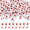 Opaque Acrylic European Beads OPDL-BT0001-01-1