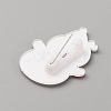 Christmas Acrylic Brooch Pin JEWB-WH0030-12K-2